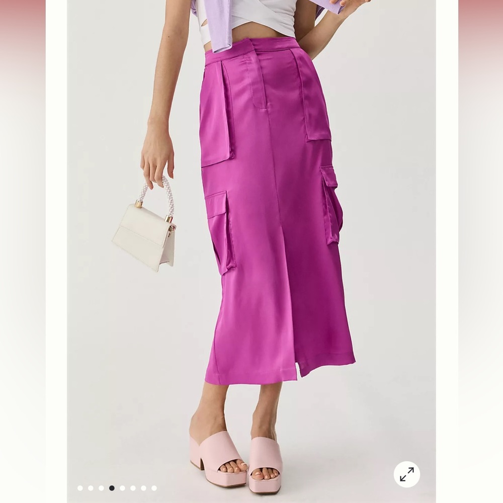 Anthropologie NWT Midi Cargo Skirt!!!
